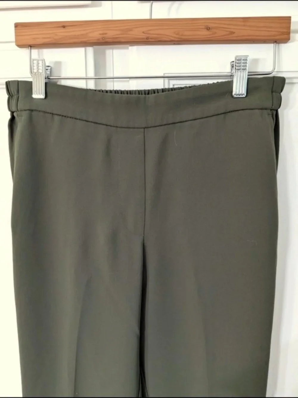 J.‎ Crew Olive Green Jamie Pants Pull On Pockets Size 8